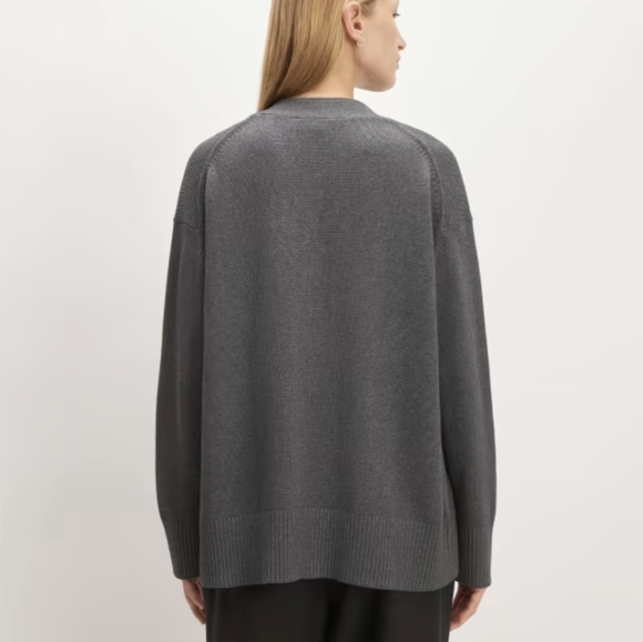 🆕 EVERLANE The Organic Cotton Cardigan - Picture 9 of 14